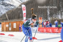 02.04.2023, Bessans, France (FRA): Lise anne Bezat (FRA) - French Championships cross-country, relay, Bessans (FRA). www.nordicfocus.com. © Authamayou/NordicFocus. Every downloaded picture is fee-liable.
