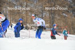 02.04.2023, Bessans, France (FRA): Nino Sansonne (FRA) - French Championships cross-country, relay, Bessans (FRA). www.nordicfocus.com. © Authamayou/NordicFocus. Every downloaded picture is fee-liable.