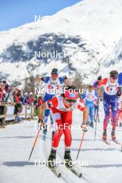 02.04.2023, Bessans, France (FRA): Enzo Corbrejaud (FRA) - French Championships cross-country, relay, Bessans (FRA). www.nordicfocus.com. © Authamayou/NordicFocus. Every downloaded picture is fee-liable.