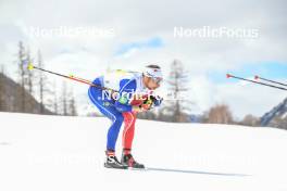 02.04.2023, Bessans, France (FRA): Renaud Jay (FRA) - French Championships cross-country, relay, Bessans (FRA). www.nordicfocus.com. © Authamayou/NordicFocus. Every downloaded picture is fee-liable.