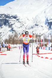 02.04.2023, Bessans, France (FRA): Simon Vuillet (FRA) - French Championships cross-country, relay, Bessans (FRA). www.nordicfocus.com. © Authamayou/NordicFocus. Every downloaded picture is fee-liable.