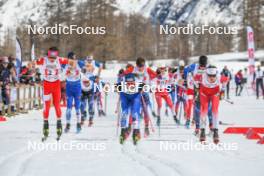 02.04.2023, Bessans, France (FRA): Quentin Lespine (FRA) - French Championships cross-country, relay, Bessans (FRA). www.nordicfocus.com. © Authamayou/NordicFocus. Every downloaded picture is fee-liable.