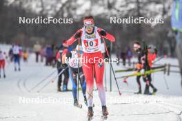 02.04.2023, Bessans, France (FRA): Thais Gleyzolle (FRA) - French Championships cross-country, relay, Bessans (FRA). www.nordicfocus.com. © Authamayou/NordicFocus. Every downloaded picture is fee-liable.