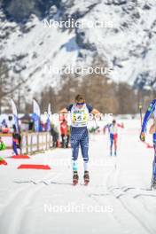 02.04.2023, Bessans, France (FRA): Victor Lovera (FRA) - French Championships cross-country, relay, Bessans (FRA). www.nordicfocus.com. © Authamayou/NordicFocus. Every downloaded picture is fee-liable.