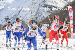 02.04.2023, Bessans, France (FRA): Angelina Charlet (FRA) - French Championships cross-country, relay, Bessans (FRA). www.nordicfocus.com. © Authamayou/NordicFocus. Every downloaded picture is fee-liable.