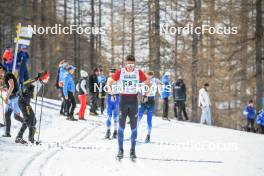 02.04.2023, Bessans, France (FRA): Mathis Bernaudon (FRA) - French Championships cross-country, relay, Bessans (FRA). www.nordicfocus.com. © Authamayou/NordicFocus. Every downloaded picture is fee-liable.
