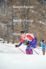 02.04.2023, Bessans, France (FRA): Isaie Taxil (FRA) - French Championships cross-country, relay, Bessans (FRA). www.nordicfocus.com. © Authamayou/NordicFocus. Every downloaded picture is fee-liable.