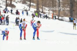 02.04.2023, Bessans, France (FRA): Julien Arnaud (FRA) - French Championships cross-country, relay, Bessans (FRA). www.nordicfocus.com. © Authamayou/NordicFocus. Every downloaded picture is fee-liable.