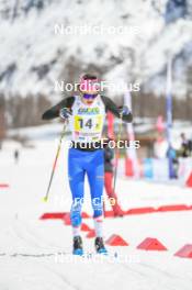 02.04.2023, Bessans, France (FRA): Simon Chappaz (FRA) - French Championships cross-country, relay, Bessans (FRA). www.nordicfocus.com. © Authamayou/NordicFocus. Every downloaded picture is fee-liable.
