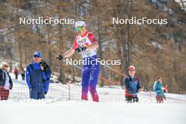 02.04.2023, Bessans, France (FRA): Elie Belot (FRA) - French Championships cross-country, relay, Bessans (FRA). www.nordicfocus.com. © Authamayou/NordicFocus. Every downloaded picture is fee-liable.