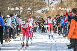 02.04.2023, Bessans, France (FRA): Aubin Gaulier (FRA) - French Championships cross-country, relay, Bessans (FRA). www.nordicfocus.com. © Authamayou/NordicFocus. Every downloaded picture is fee-liable.