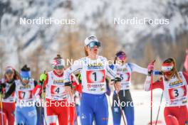 02.04.2023, Bessans, France (FRA): Margot Tirloy (FRA) - French Championships cross-country, relay, Bessans (FRA). www.nordicfocus.com. © Authamayou/NordicFocus. Every downloaded picture is fee-liable.