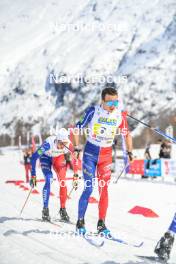 02.04.2023, Bessans, France (FRA): Jules Lapierre (FRA) - French Championships cross-country, relay, Bessans (FRA). www.nordicfocus.com. © Authamayou/NordicFocus. Every downloaded picture is fee-liable.
