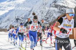 02.04.2023, Bessans, France (FRA): Noelie Vittoz (FRA) - French Championships cross-country, relay, Bessans (FRA). www.nordicfocus.com. © Authamayou/NordicFocus. Every downloaded picture is fee-liable.
