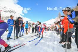 02.04.2023, Bessans, France (FRA): Gaspard Rousset (FRA) - French Championships cross-country, relay, Bessans (FRA). www.nordicfocus.com. © Authamayou/NordicFocus. Every downloaded picture is fee-liable.