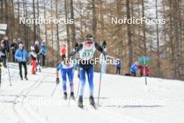 02.04.2023, Bessans, France (FRA): Valentin Berna (FRA) - French Championships cross-country, relay, Bessans (FRA). www.nordicfocus.com. © Authamayou/NordicFocus. Every downloaded picture is fee-liable.