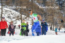 02.04.2023, Bessans, France (FRA): Nicolas Brochant (FRA) - French Championships cross-country, relay, Bessans (FRA). www.nordicfocus.com. © Authamayou/NordicFocus. Every downloaded picture is fee-liable.