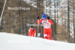 02.04.2023, Bessans, France (FRA): Adrien Marchand (FRA) - French Championships cross-country, relay, Bessans (FRA). www.nordicfocus.com. © Authamayou/NordicFocus. Every downloaded picture is fee-liable.