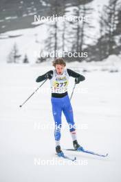 31.03.2023, Bessans, France (FRA): Joris  Valleix (Fra) - French Championships cross-country, sprint, Bessans (FRA). www.nordicfocus.com. © Authamayou/NordicFocus. Every downloaded picture is fee-liable.