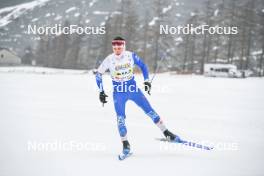 31.03.2023, Bessans, France (FRA): Esteban  Bizzocchi (Fra) - French Championships cross-country, sprint, Bessans (FRA). www.nordicfocus.com. © Authamayou/NordicFocus. Every downloaded picture is fee-liable.
