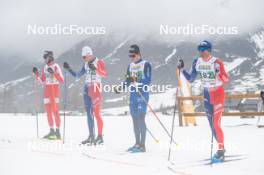 31.03.2023, Bessans, France (FRA): Remi  Bourdin (Fra), Maurice  Manificat (Fra), (l-r)  - French Championships cross-country, sprint, Bessans (FRA). www.nordicfocus.com. © Authamayou/NordicFocus. Every downloaded picture is fee-liable.