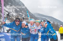 31.03.2023, Bessans, France (FRA): Margot  Tirloy (Fra), (l-r)  - French Championships cross-country, sprint, Bessans (FRA). www.nordicfocus.com. © Authamayou/NordicFocus. Every downloaded picture is fee-liable.