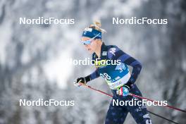 28.02.2023, Planica, Slovenia (SLO): Jessie Diggins (USA) - FIS nordic world ski championships cross-country, 10km women, Planica (SLO). www.nordicfocus.com. © Modica/NordicFocus. Every downloaded picture is fee-liable.