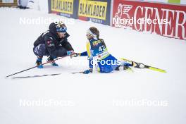28.02.2023, Planica, Slovenia (SLO): Jessie Diggins (USA), Ebba Andersson (SWE), (l-r)  - FIS nordic world ski championships cross-country, 10km women, Planica (SLO). www.nordicfocus.com. © Thibaut/NordicFocus. Every downloaded picture is fee-liable.