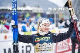 28.02.2023, Planica, Slovenia (SLO): Jessie Diggins (USA) - FIS nordic world ski championships cross-country, 10km women, Planica (SLO). www.nordicfocus.com. © Thibaut/NordicFocus. Every downloaded picture is fee-liable. 