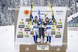28.02.2023, Planica, Slovenia (SLO): Frida Karlsson (SWE), Jessie Diggins (USA), Ebba Andersson (SWE), (l-r) - FIS nordic world ski championships cross-country, 10km women, Planica (SLO). www.nordicfocus.com. © Thibaut/NordicFocus. Every downloaded picture is fee-liable. 