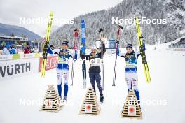28.02.2023, Planica, Slovenia (SLO): Frida Karlsson (SWE), Jessie Diggins (USA), Ebba Andersson (SWE), (l-r) - FIS nordic world ski championships cross-country, 10km women, Planica (SLO). www.nordicfocus.com. © Thibaut/NordicFocus. Every downloaded picture is fee-liable.