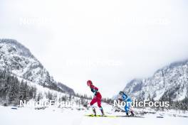 28.02.2023, Planica, Slovenia (SLO): Silje Theodorsen (NOR), Paraskevi Ladopoulou (GRE), (l-r)  - FIS nordic world ski championships cross-country, 10km women, Planica (SLO). www.nordicfocus.com. © Modica/NordicFocus. Every downloaded picture is fee-liable.