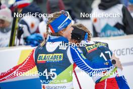 28.02.2023, Planica, Slovenia (SLO): Flora Dolci (FRA), Juliette Ducordeau (FRA), (l-r)  - FIS nordic world ski championships cross-country, 10km women, Planica (SLO). www.nordicfocus.com. © Thibaut/NordicFocus. Every downloaded picture is fee-liable. 