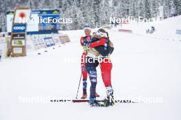 28.02.2023, Planica, Slovenia (SLO): Anne Kjersti Kalvaa (NOR), Jessie Diggins (USA), Ingvild Flugstad Oestberg (NOR), (l-r)  - FIS nordic world ski championships cross-country, 10km women, Planica (SLO). www.nordicfocus.com. © Thibaut/NordicFocus. Every downloaded picture is fee-liable. 