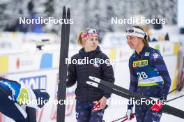 28.02.2023, Planica, Slovenia (SLO): Sophia Laukli (USA), Julia Kern (USA), (l-r)  - FIS nordic world ski championships cross-country, 10km women, Planica (SLO). www.nordicfocus.com. © Thibaut/NordicFocus. Every downloaded picture is fee-liable.