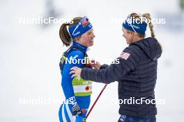 28.02.2023, Planica, Slovenia (SLO): Krista Parmakoski (FIN), Jessie Diggins (USA), (l-r)  - FIS nordic world ski championships cross-country, 10km women, Planica (SLO). www.nordicfocus.com. © Thibaut/NordicFocus. Every downloaded picture is fee-liable.