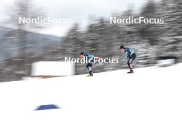 01.03.2023, Planica, Slovenia (SLO): Friedrich Moch (GER), Ben Ogden (USA), (l-r)  - FIS nordic world ski championships cross-country, 15km men, Planica (SLO). www.nordicfocus.com. © Modica/NordicFocus. Every downloaded picture is fee-liable.