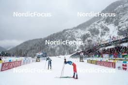 01.03.2023, Planica, Slovenia (SLO): Friedrich Moch (GER), Tomas Lukes (CZE), (l-r)  - FIS nordic world ski championships cross-country, 15km men, Planica (SLO). www.nordicfocus.com. © Modica/NordicFocus. Every downloaded picture is fee-liable.