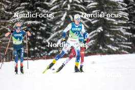 01.03.2023, Planica, Slovenia (SLO): Joe Davies (GBR), William Poromaa (SWE), Philipp Leodolter (AUT), (l-r)  - FIS nordic world ski championships cross-country, 15km men, Planica (SLO). www.nordicfocus.com. © Modica/NordicFocus. Every downloaded picture is fee-liable.