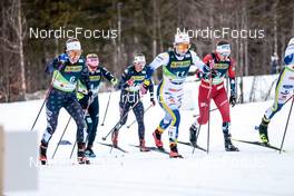 23.02.2023, Planica, Slovenia (SLO): Rosie Brennan (USA), Laura Gimmler (GER), Julia Kern (USA), Johanna Hagstroem (SWE), Tiril Udnes Weng (NOR), (l-r)  - FIS nordic world ski championships cross-country, individual sprint, Planica (SLO). www.nordicfocus.com. © Modica/NordicFocus. Every downloaded picture is fee-liable.