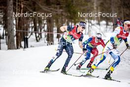 23.02.2023, Planica, Slovenia (SLO): James Clinton Schoonmaker (USA), Renaud Jay (FRA), (l-r)  - FIS nordic world ski championships cross-country, individual sprint, Planica (SLO). www.nordicfocus.com. © Modica/NordicFocus. Every downloaded picture is fee-liable.