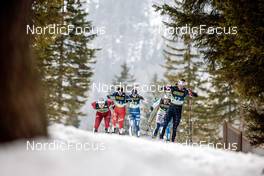 23.02.2023, Planica, Slovenia (SLO): Anna Svendsen (NOR), Katerina Janatova (CZE), Johanna Matintalo (FIN), Linn Svahn (SWE), Julia Kern (USA), (l-r)  - FIS nordic world ski championships cross-country, individual sprint, Planica (SLO). www.nordicfocus.com. © Modica/NordicFocus. Every downloaded picture is fee-liable.