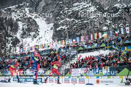 23.02.2023, Planica, Slovenia (SLO): Michal Novak (CZE), Jules Chappaz (FRA), Paal Golberg (NOR), (l-r)  - FIS nordic world ski championships cross-country, individual sprint, Planica (SLO). www.nordicfocus.com. © Modica/NordicFocus. Every downloaded picture is fee-liable.