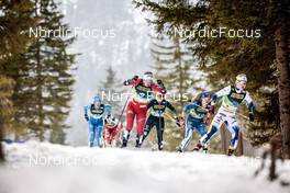 23.02.2023, Planica, Slovenia (SLO): Tiril Udnes Weng (NOR), Jasmi Joensuu (FIN), Jonna Sundling (SWE), (l-r)  - FIS nordic world ski championships cross-country, individual sprint, Planica (SLO). www.nordicfocus.com. © Modica/NordicFocus. Every downloaded picture is fee-liable.
