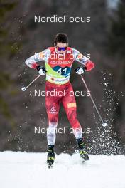 23.02.2023, Planica, Slovenia (SLO): Lukas Mrkonjic (AUT) - FIS nordic world ski championships cross-country, individual sprint, Planica (SLO). www.nordicfocus.com. © Modica/NordicFocus. Every downloaded picture is fee-liable.