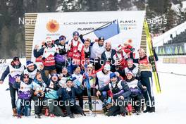 23.02.2023, Planica, Slovenia (SLO): Jules Chappaz (FRA), Johannes Hoesflot Klaebo (NOR), (l-r)  - FIS nordic world ski championships cross-country, individual sprint, Planica (SLO). www.nordicfocus.com. © Modica/NordicFocus. Every downloaded picture is fee-liable.