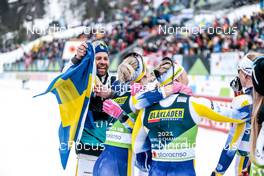 23.02.2023, Planica, Slovenia (SLO): Emma Ribom (SWE), Jonna Sundling (SWE), (l-r)  - FIS nordic world ski championships cross-country, individual sprint, Planica (SLO). www.nordicfocus.com. © Modica/NordicFocus. Every downloaded picture is fee-liable.