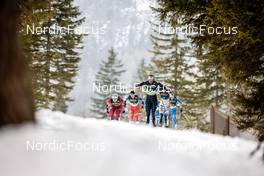 23.02.2023, Planica, Slovenia (SLO): Anna Svendsen (NOR), Katerina Janatova (CZE), Julia Kern (USA), Linn Svahn (SWE), (l-r)  - FIS nordic world ski championships cross-country, individual sprint, Planica (SLO). www.nordicfocus.com. © Modica/NordicFocus. Every downloaded picture is fee-liable.