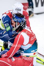 23.02.2023, Planica, Slovenia (SLO): Jules Chappaz (FRA), Lucas Chanavat (FRA), (l-r)  - FIS nordic world ski championships cross-country, individual sprint, Planica (SLO). www.nordicfocus.com. © Modica/NordicFocus. Every downloaded picture is fee-liable.