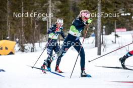 23.02.2023, Planica, Slovenia (SLO): Julia Kern (USA), Laura Gimmler (GER), (l-r)  - FIS nordic world ski championships cross-country, individual sprint, Planica (SLO). www.nordicfocus.com. © Modica/NordicFocus. Every downloaded picture is fee-liable.